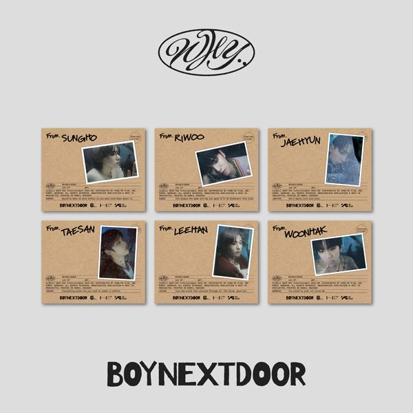 BOYNEXTDOOR - 1st EP [WHY..] (LETTER ver.) (随机版本.)