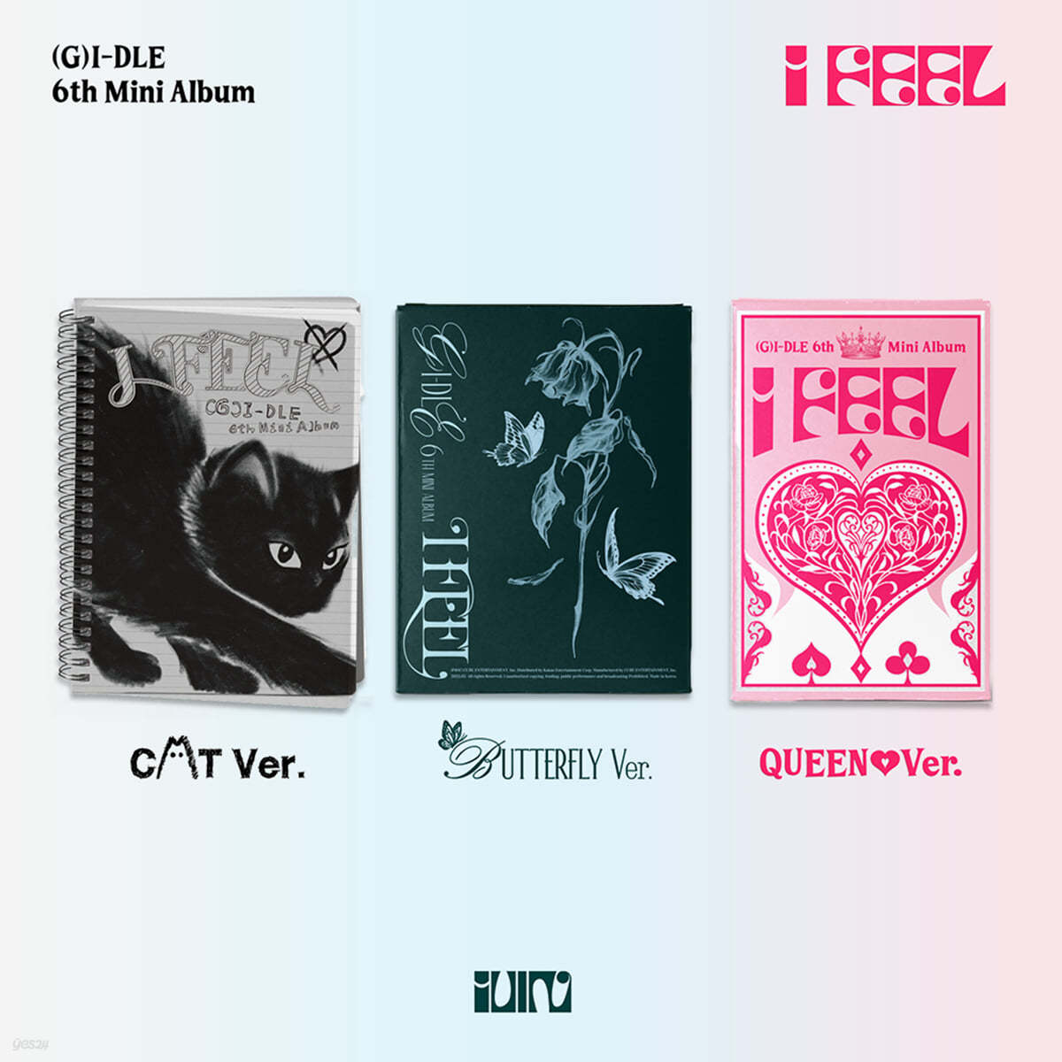 (G)I-DLE - 迷你6辑 [I feel] (PocaAlbum Ver.) (随机版本)