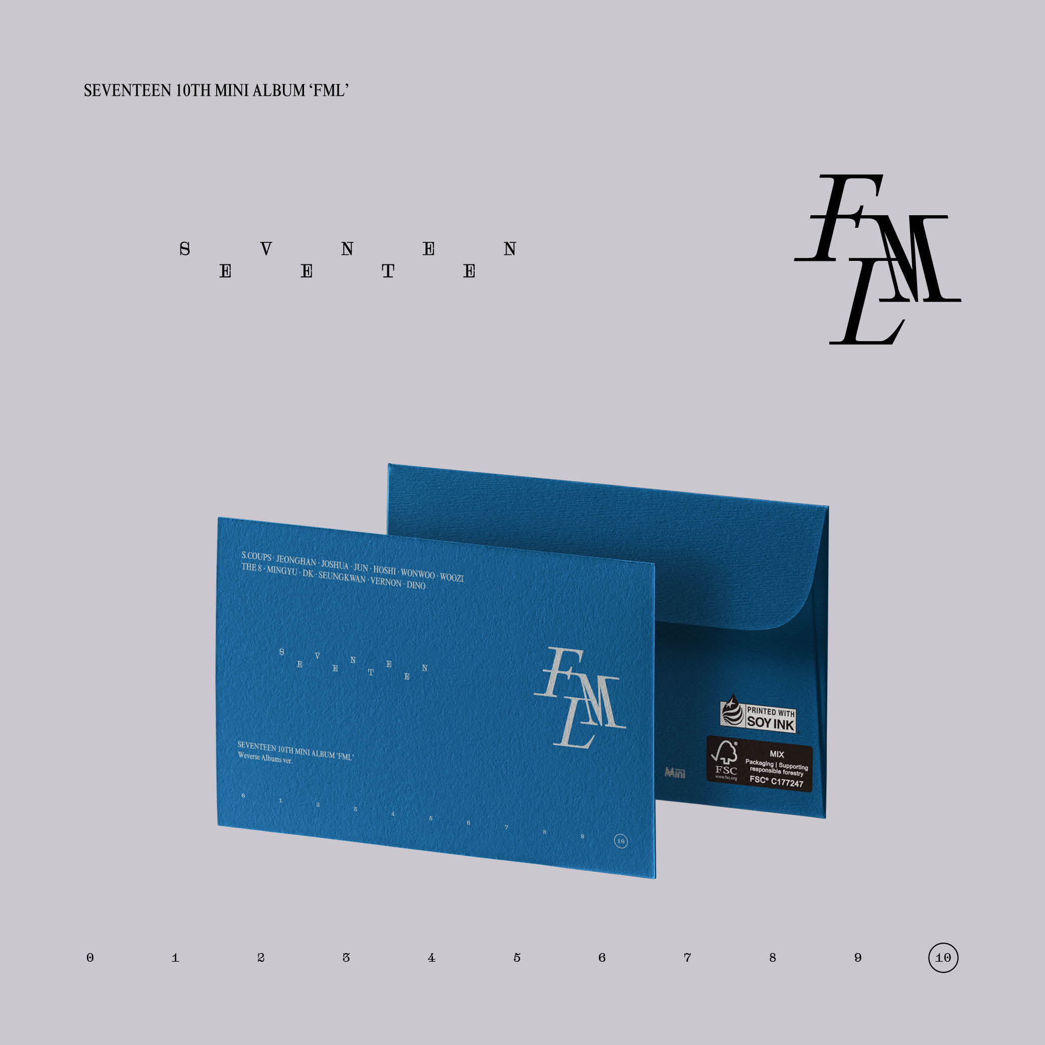 SEVENTEEN - 迷你10辑 [FML] (Weverse Albums ver.)