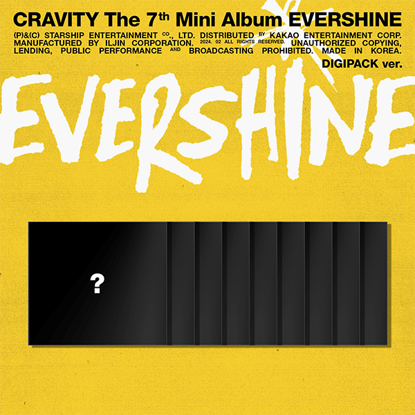 CRAVITY - The 7th Mini Album [EVERSHINE] (DIGIPACK ver.) (随机版本)