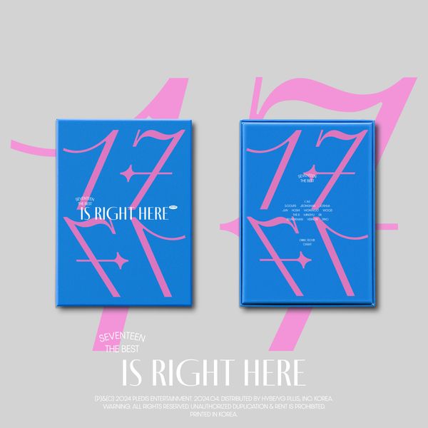 SEVENTEEN - BEST ALBUM [17 IS RIGHT HERE] (DEAR Ver.) (随机版本) 