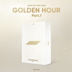 ATEEZ MINI 10 GOLDEN HOUR Part.1 GOLDEN HOUR 白色单本