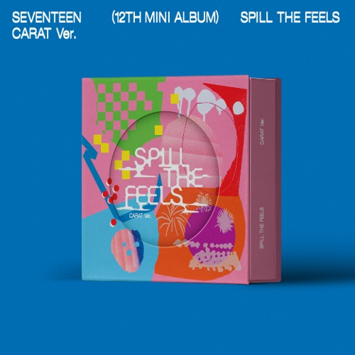 SEVENTEEN - SEVENTEEN 12th Mini Album 'SPILL THE FEELS' CARAT Ver.随机发放