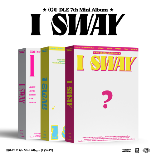 G I-DLE 迷你7辑  [I SWAY] (Wind Ver. / Wave Ver. / Beat Ver.)随机发放