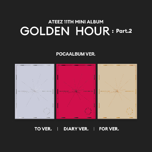 ATEEZ 11th EP [GOLDEN HOUR : Part.2] (POCAALBUM VER.) 随机发放