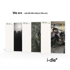 女娃 i-dle  - 8TH MINI ALBUM [We are] (Version G / Version I / Version WE) (3types Random Ver.)